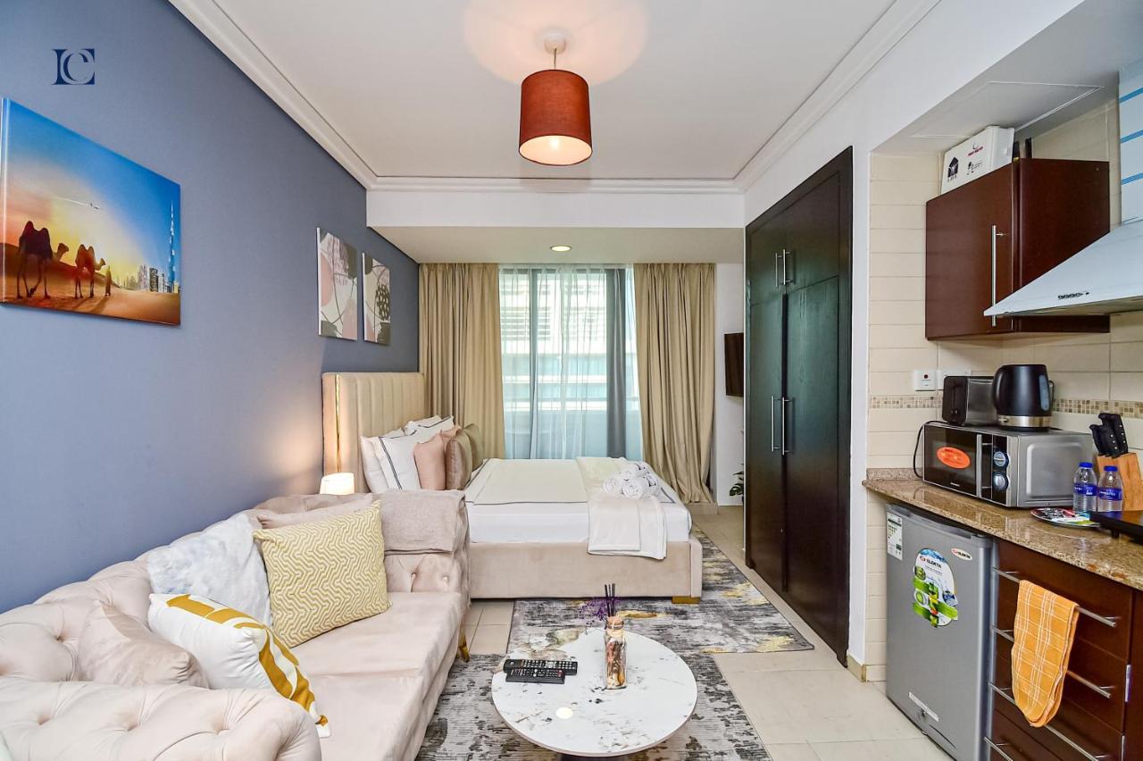 Luxury Escapes - Modern Studio Apt - Metro, Beach & Mall Mins Away Dubai Exterior photo